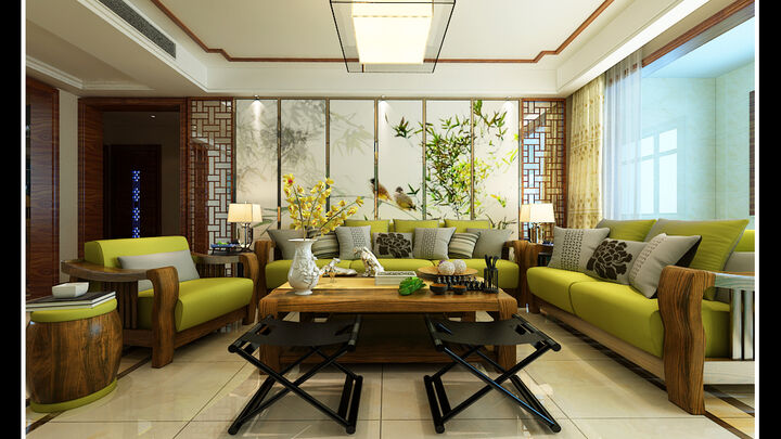 济南东城逸家中式家庭装修设计案例